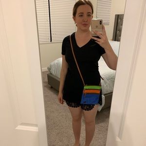 Dooney & Bourke Tri-Color Nylon Crossbody!